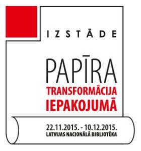 Papira transformacija iepakojuma - logo ar datumiem
