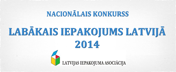 Konkursa "Labākais Iepakojums Latvijā 2014" rezultāti