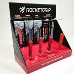 Galda stends ROCKETGRIP produkcijas eksponēšanai